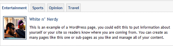 Post tabs for the Structure WordPress theme Post tabs for the Structure WordPress theme