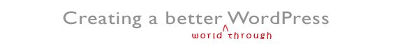 Project M Logo: Creating a better [world through] WordPress