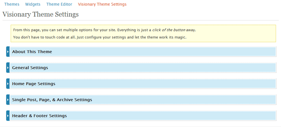 Designing a WordPress theme options page A new theme Options page for WordPress